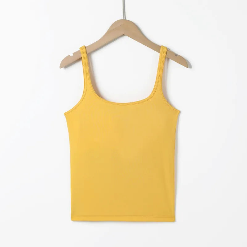 Basic Ribbed Tank Top Image 5