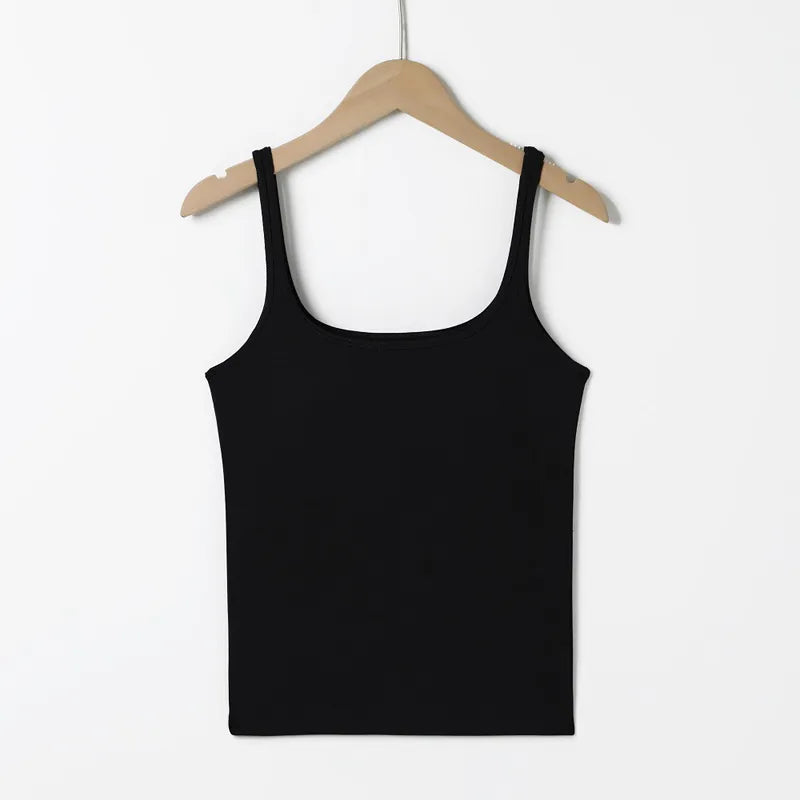 Basic Ribbed Tank Top Image 1