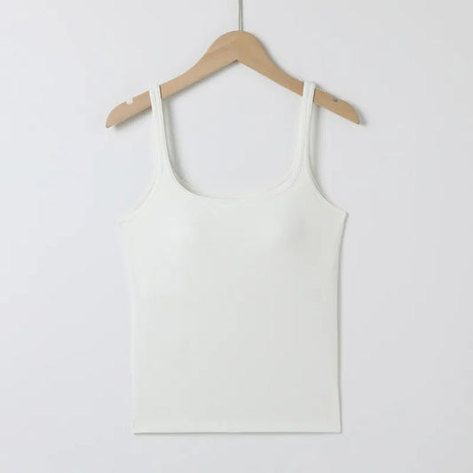 Basic Ribbed Tank Top Image 2