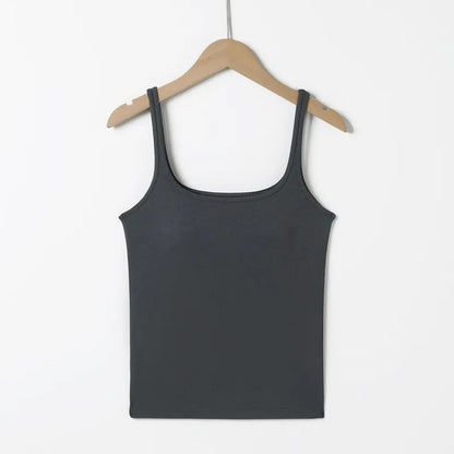 Basic Ribbed Tank Top Image 8