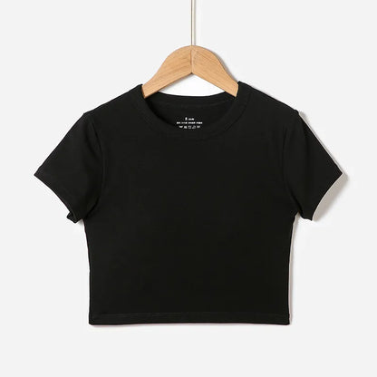 Padded Crop T-Shirts Image 7