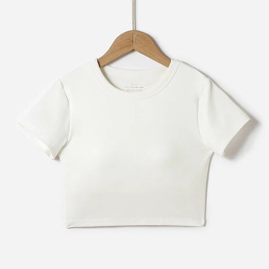 Padded Crop T-Shirts Image 1