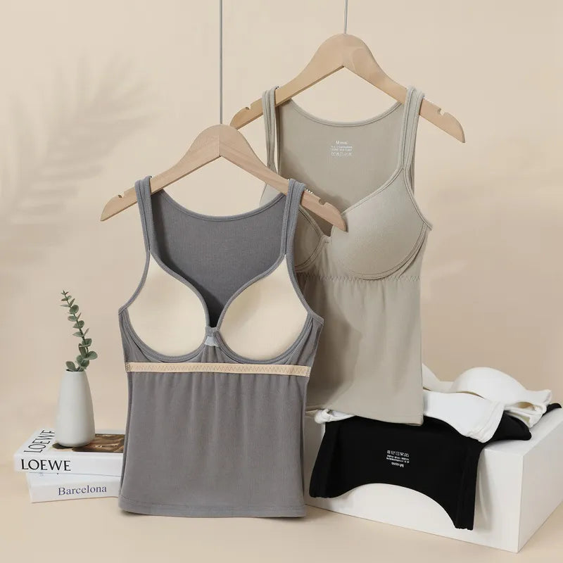 Sporty Padded Tank Top Image 1