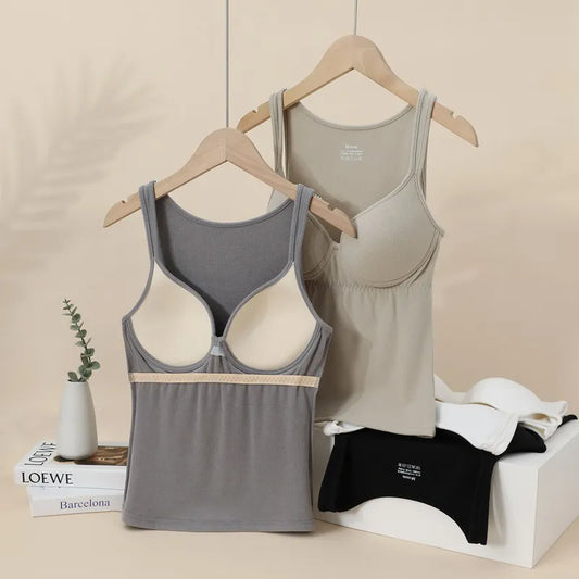 Sporty Padded Tank Top Image 1