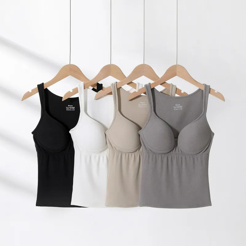 Sporty Padded Tank Top Image 2