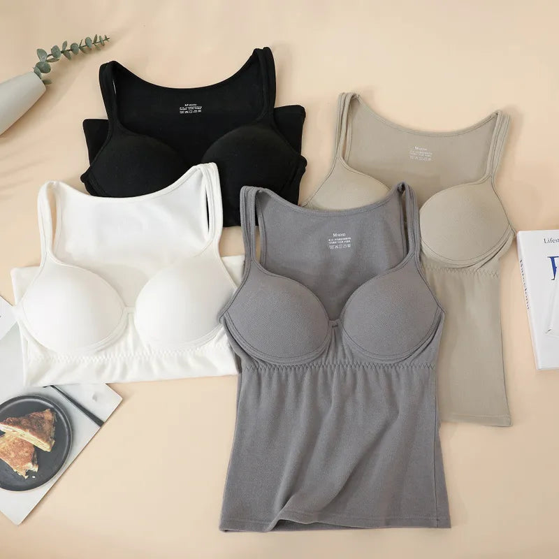 Sporty Padded Tank Top Image 3