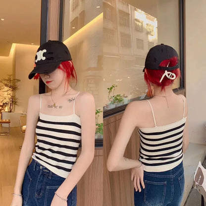 Striped Knit Camisole Image 2