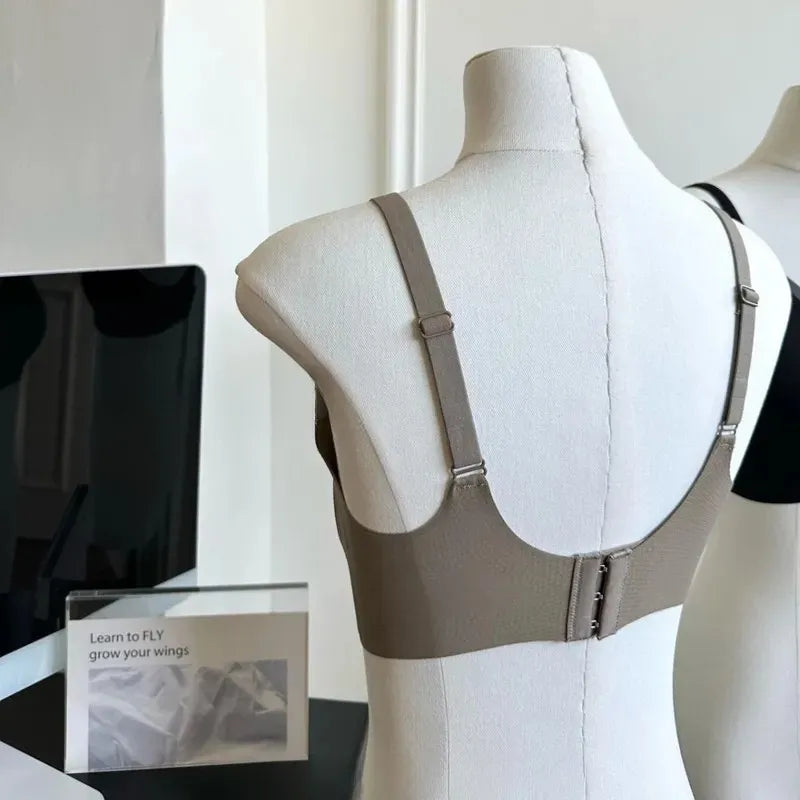 Lace Trim Padded Bra Image 9