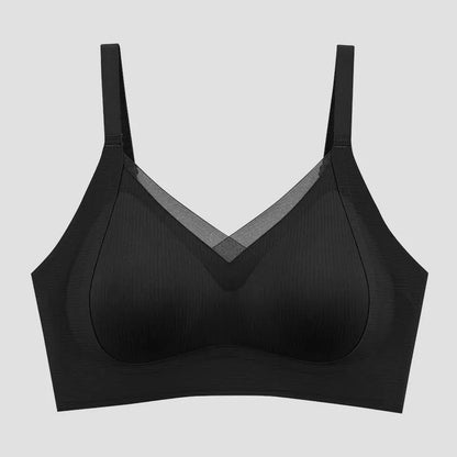 Lace Trim Padded Bra Image 1