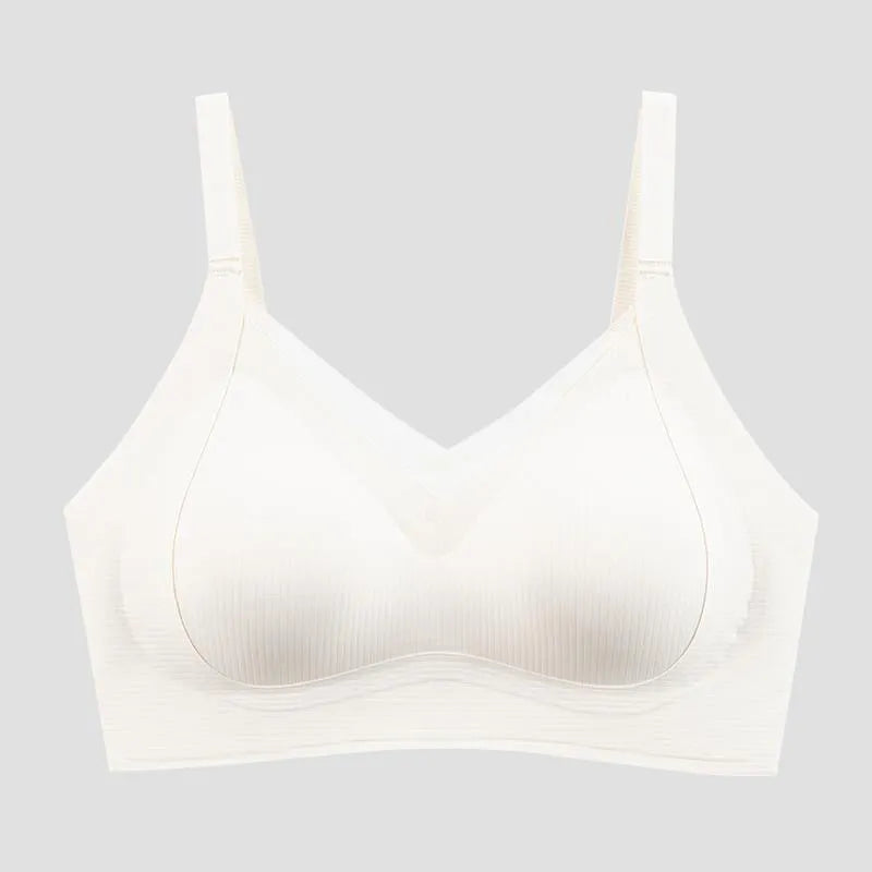 Lace Trim Padded Bra Image 7