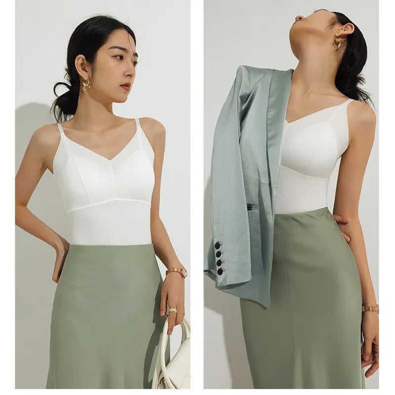 Sleek Adjustable Strap Bodysuit Image 4