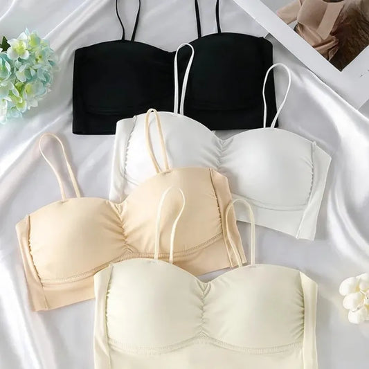 Ruched Bandeau Bralette Image 1