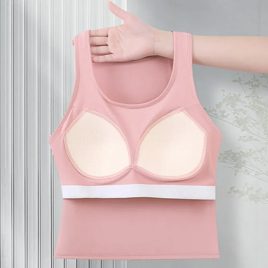 Scoop Neck Stretch Tank Top Image 1