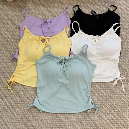 Ruched Bow Tie Camisole Image 4