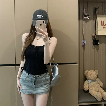 Ruched Bow Tie Camisole