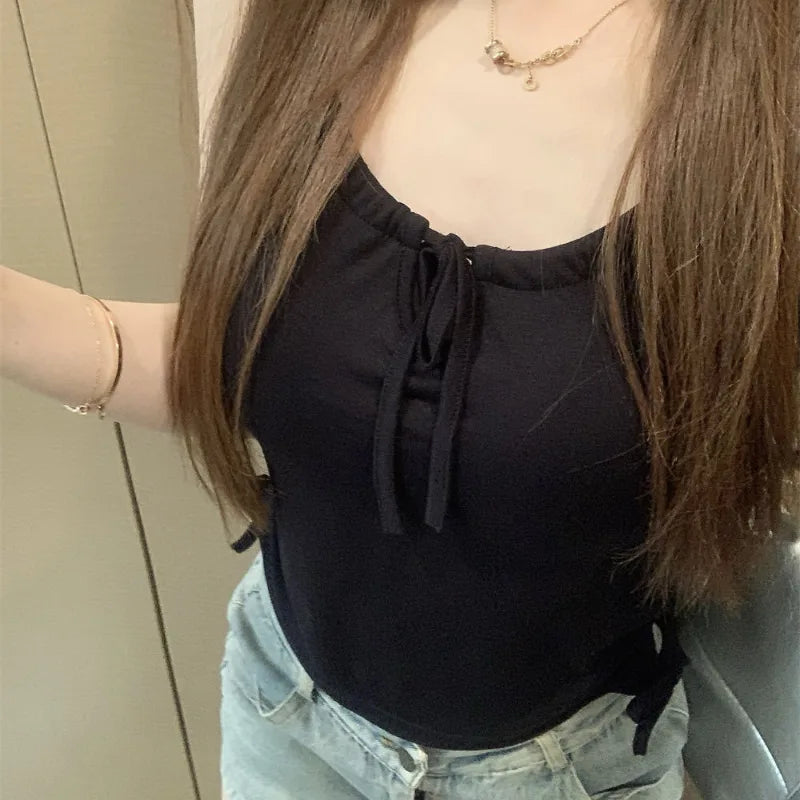 Ruched Bow Tie Camisole